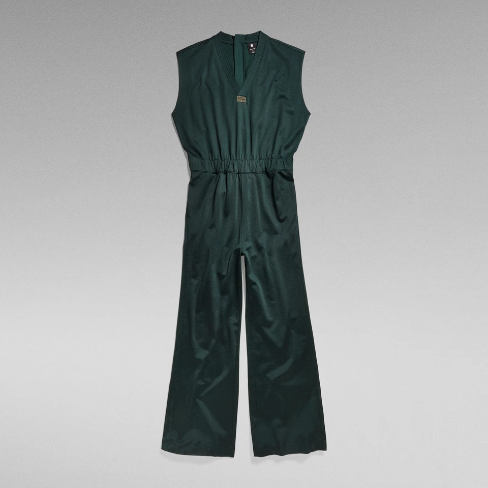G-Star Damen Jumpsuit Wide Leg v Jumpsuit Womens Laub Grün Overall Größe: S - Bild 4 von 4