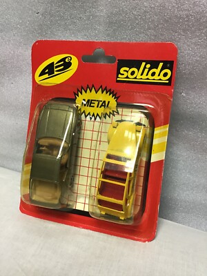 Solido 1:43 Diecast Citreon und Porsche 2 Stück