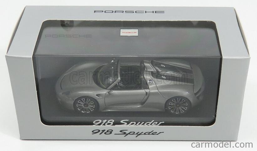 Minichamps 2013 PORSCHE 918 SPYDER IAA Silver (DEALER ED) 1:43 New