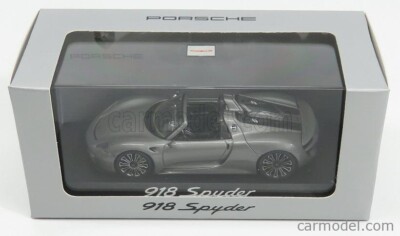 Porsche 918 Spyder 2013 – Minichamps 1:43 Gris Métal – Collection Voiture De Sport