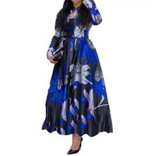 Modest Floral Hot Dress for Special Occasion