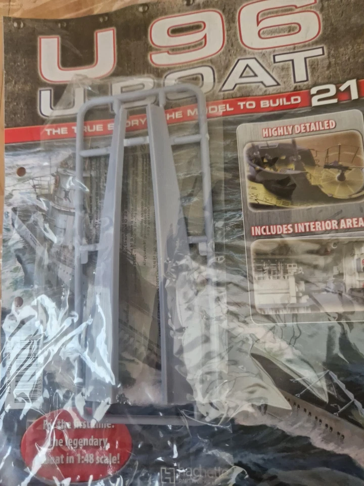 1/48 HACHETTE Costruire il Proprio U96 U-Boat Sottomarino Problema 21 Inc Parte - Immagine 2 di 2