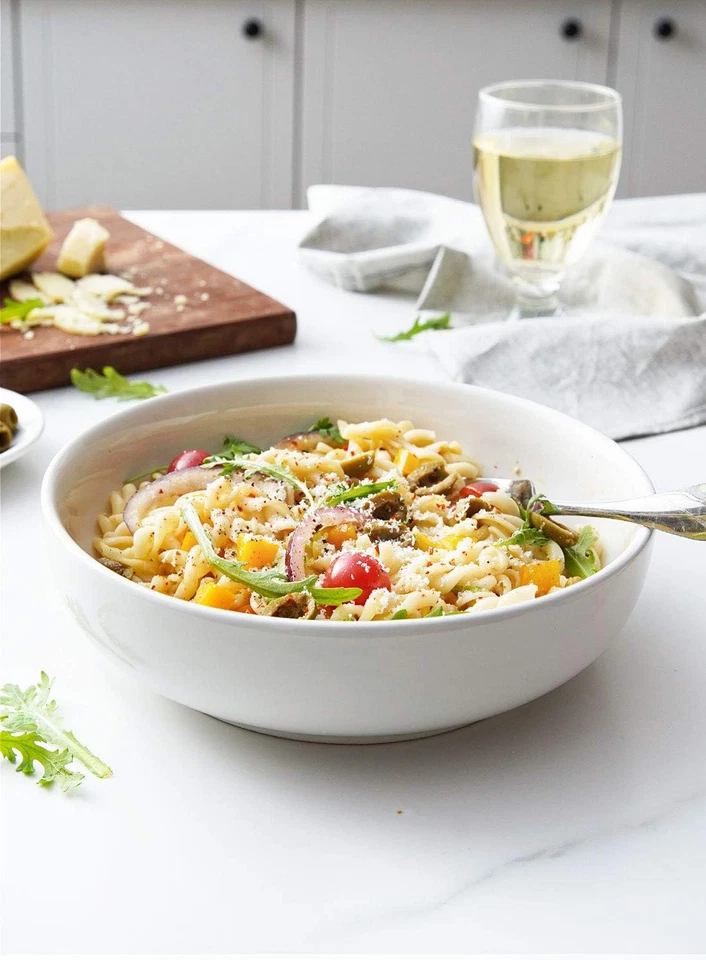 Pasta Bowls 45 Oz, Salad Bowls Set for Serving Soup, Pasta, Noodle, Dinner, Larg - Image 3 of 4