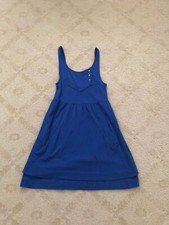Marc By Marc Jacobs Navy Blue Terry Pinafore Dress Size S