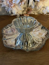 Vintage ONEIDA Chip And Dip Serving Tray