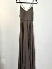 NEW Designer Jenny Yoo Luxe Chiffon Gown