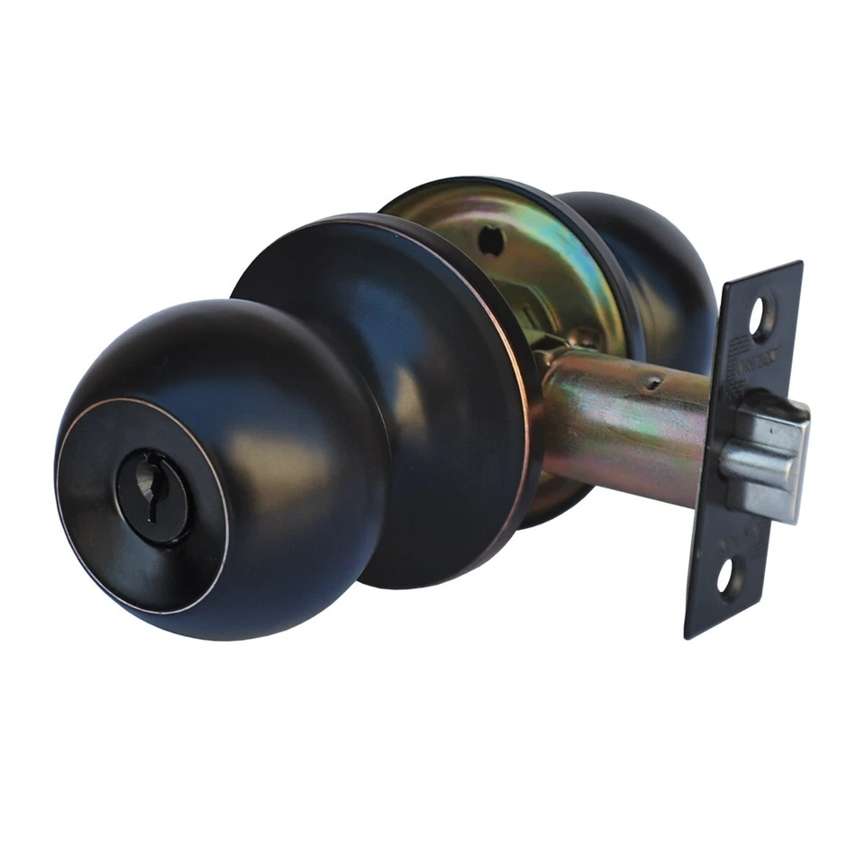 Constructor Chronos Door Entry Knob Handle Lockset Oil Rubbed Bronze Finish - Image 2 of 4