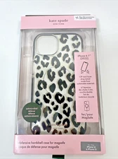Kate Spade Leopard Print Transparent MagSafe for iPhone 14 (6.1")