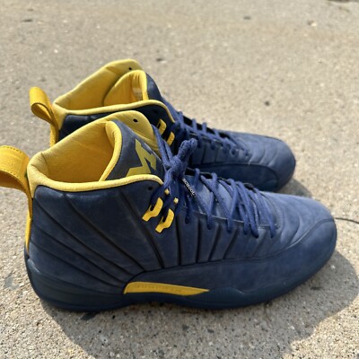 Jordan 12 PSNY Michigan PE SAMPLE | Size 14M Size 14 - PSNY x Air Jordan 12 Retro PE Michigan Wolverines  main image 2