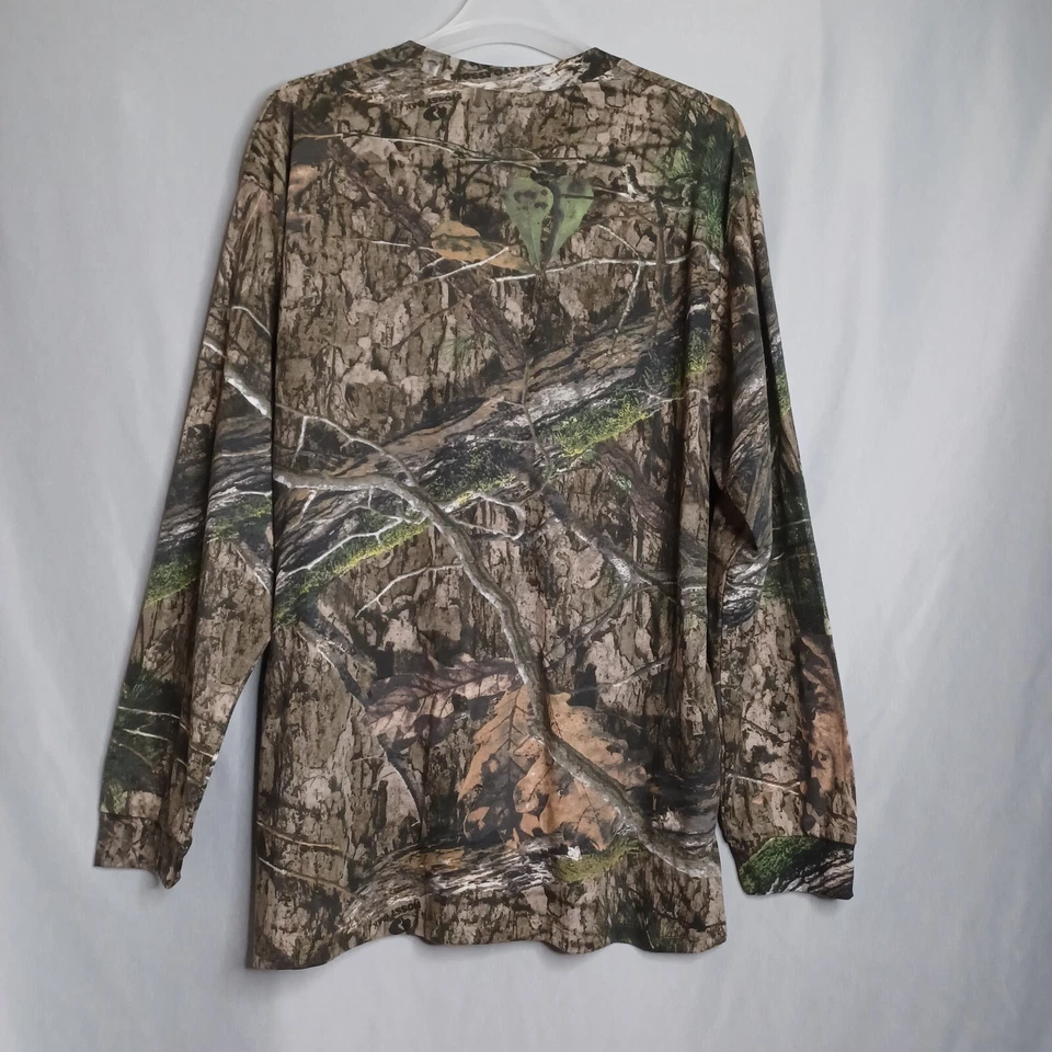 Mossy Oak Shirt Mens 3XL Tree Branch Camo Scent Control Long Sleeve Outdoor Hunt - Image 4 of 4