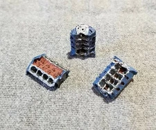 LMH Detail Part V8 ENGINE BLOCK Bare Car Truck S Sn3 Sn2 3 Piece S2 Ford Blue