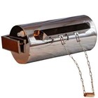 Luxury Waterfall Bucket by Tesli – 20L Stainless Steel & Linden Wood