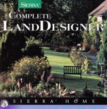 Sierra Complete LandDesigner PC CD design planning build deck landscape tools 