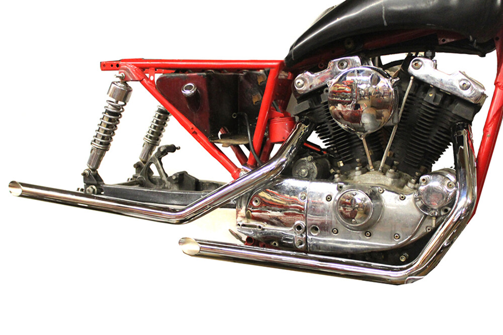 1957-1985 Harley Sportster Ironhead XL Chrome Slash Drag