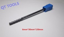 6mm HRC50 4 flute extra long shank 150MM Carbide End Mill milling cutter CNC