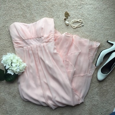 david's bridal petal bridesmaid dress