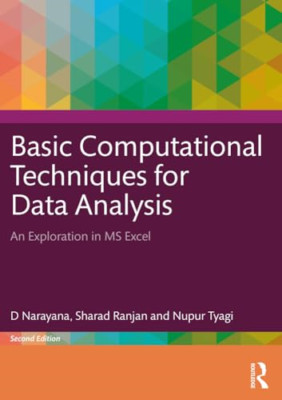 Basic Computational Techniques for Data Analysis: An Ex - Paperback NEW Narayana