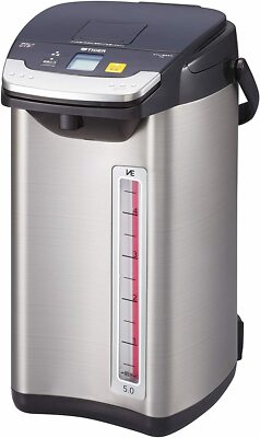TIGER steam less VE electric thermos 5.0L black PIE-A500-K AC 100V