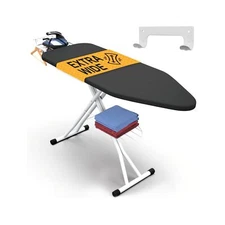 Xabitat Full Size Ironing Board 57" X 18" W/Wall Mount Hanger | Full Metal Co...