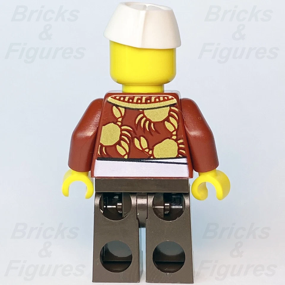 LEGO® Ninjago Severin Black Minifigure Chef Cook Civilian Movie 70620 njo333 — 第 3/3 张图片