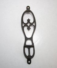 Antique Vintage Cast Iron Metal Shoe Shine Shining Stand Foot Rest