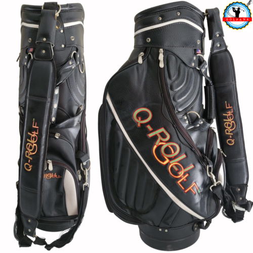Rare grand sac de golf Q-Roll RM Staff 6 voies fabriqué aux États-Unis ("lire s'il vous plaît") - Photo 1/12
