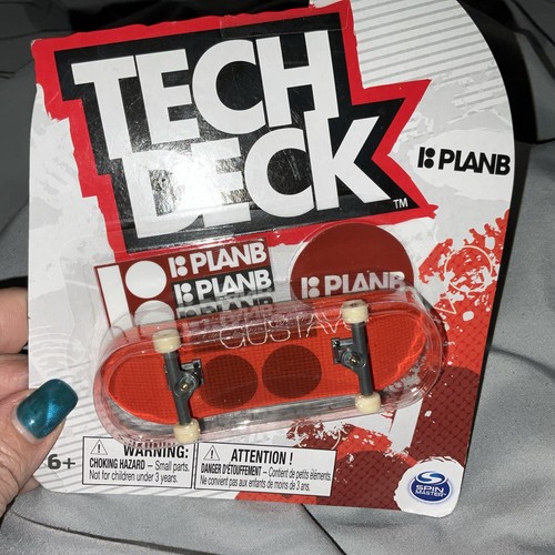Tech Deck PlanB GUSTAVO Patineta Común Diapasón Rojo Nuevo - Imagen 7 de 19