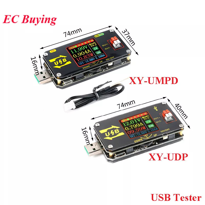 XY-UDP USB DC DC Converter, 0.6-30V, 2A, 15W, Adjustable Power