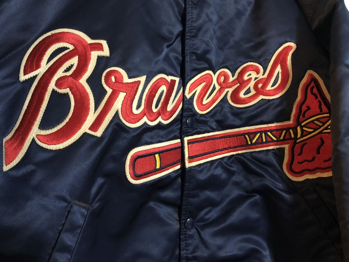 Vintage 90s ATLANTA BRAVES Jacket - Diamond Collection by STARTER