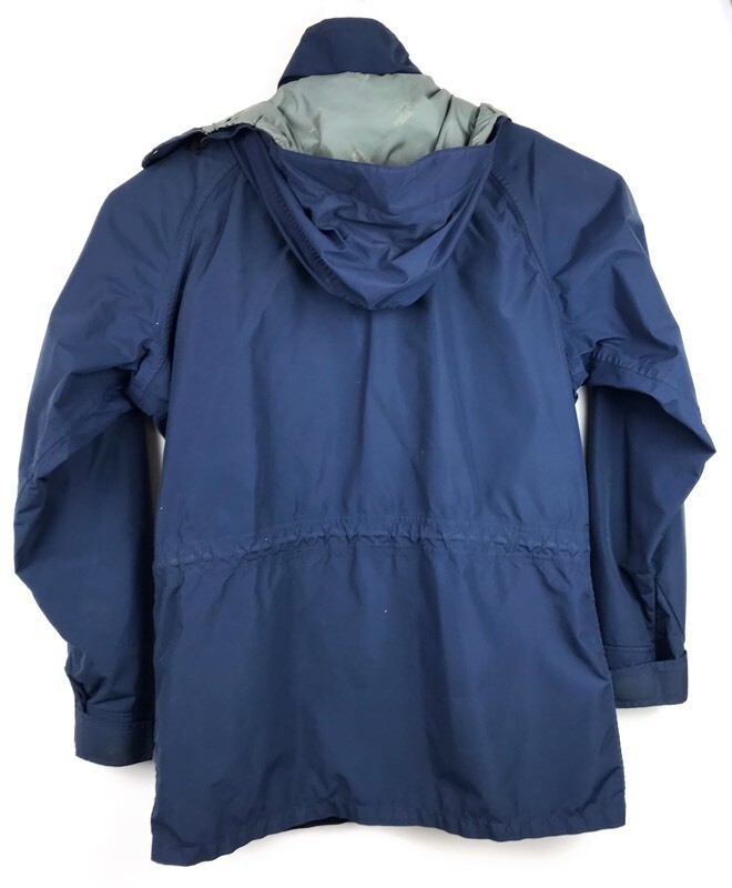 ノースフェイス ゴアテックス Vintage The North Face Women's Jacket Blue Full Zip Hooded Gore