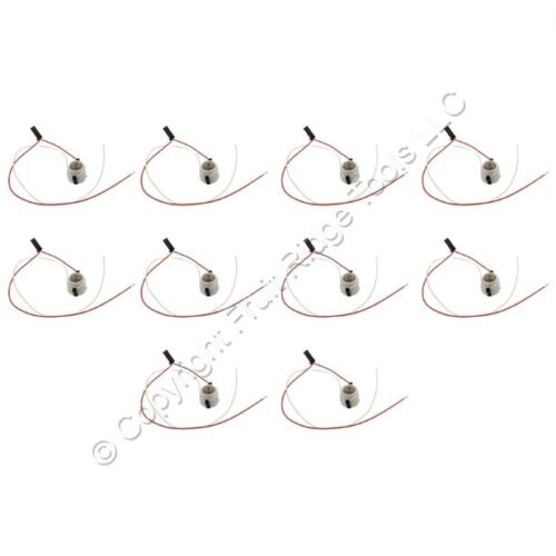 10 Leviton Porcelain Snap-In Lamp Holders Socket 125 Degree C Thermostat 31282-1 - 第 1/4 張圖片
