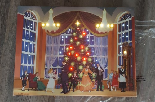 Mr. Christmas Illuminart Lighted Canvas Art Tom Newsome 12x16 - Picture 2 of 5
