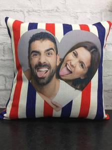 double sided personalised cushion