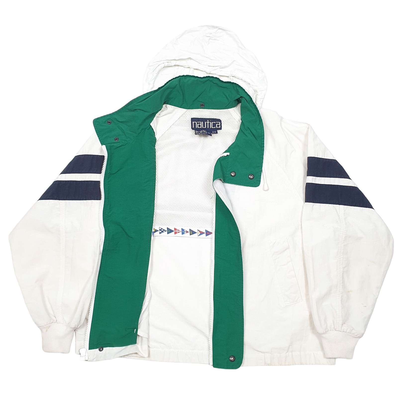 NAUTICA Waterproof Rain Jacket Coat Sailing Yachting Mens L image 2