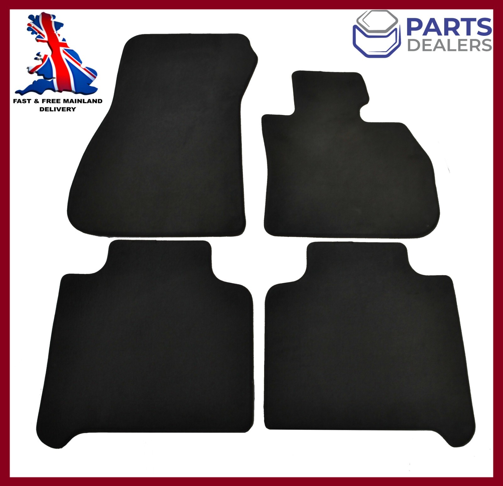 GENUINE BMW 2 SERIES GRAND TOURER F46 VELOUR FLOOR MATS MAT SET 2015-2022 CARS