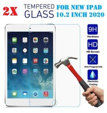 2X Tempered Glass Screen Protector for New Apple iPad 10.2 2020 8th Generation