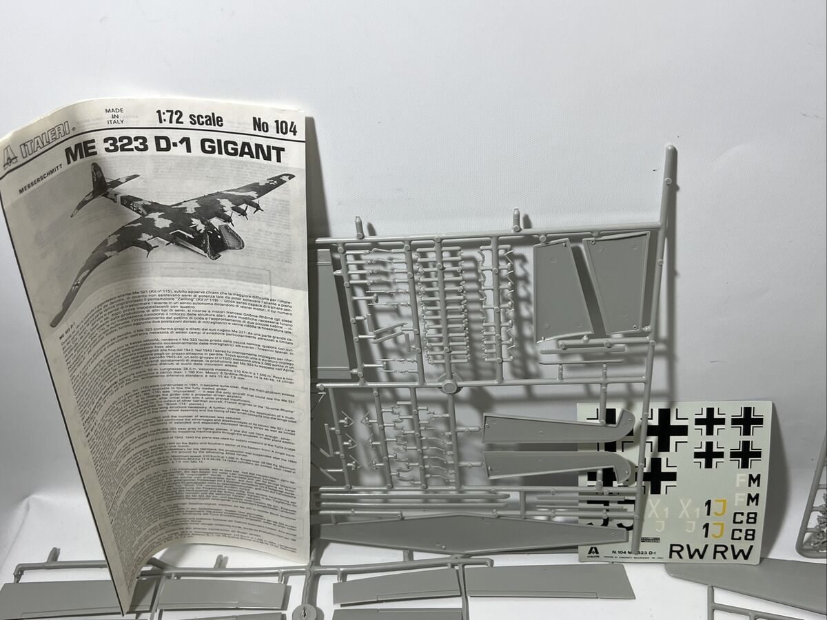 Italeri 1/72 Scale Messerschmitt Me 323 D-1 Gigant | eBay Italeri 1/72 Scale Messerschmitt Me 323 D-1 Gigant | eBay