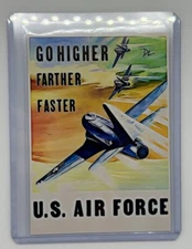 US Air Force Limited Edition Artist Signed “Aim High…Fly-Fight-Win” Card 2/10