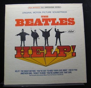 The-Beatles-Help-Soundtrack-LP-VG-SMAS-2386-Stereo-1965-USA-Capitol-Record