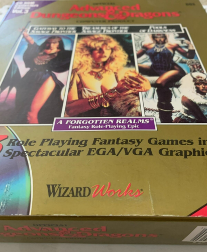 Advanced Dungeons & Dragons 3 PC Games Frontiers x 2 & Pools of Darkness - Picture 2 of 4