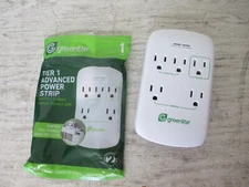Greenlite 5 Outlet Advanced Power Strip Tier 1 Wall Mount Smart Surge Protector