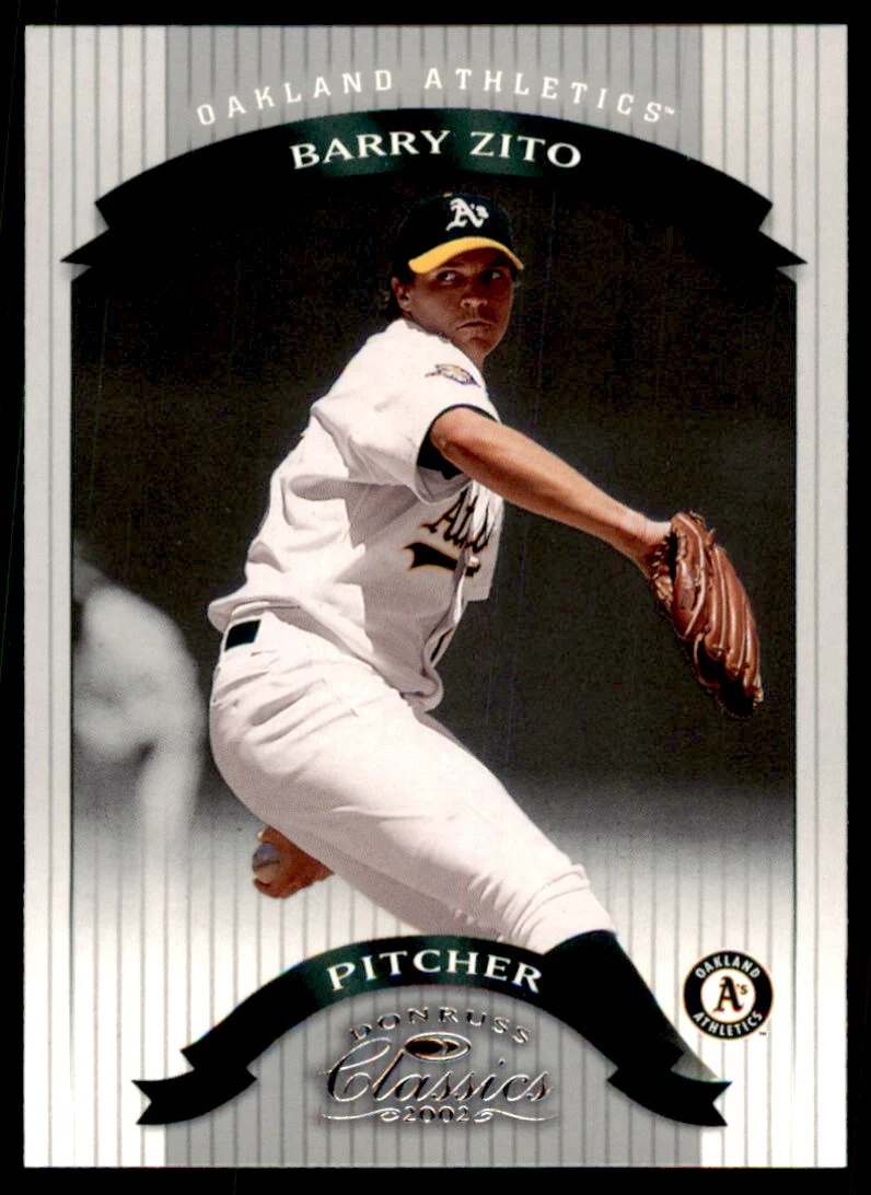 2002 DONRUSS CLASSICS BARRY ZITO OAKLAND ATHLETICS #28
