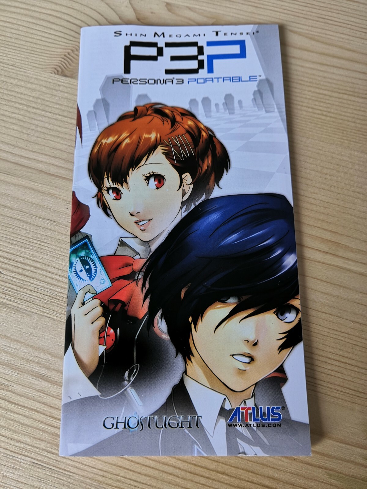 Atlus Shin Megami Tensei Persona 3 Portable PSP NOTICE ENG ESP BOOKTLET ONLY RAR