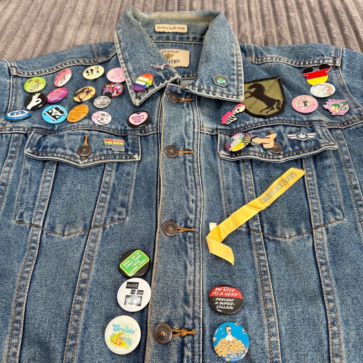VTG Outdoor Expedition Trucker Jacket Adults M Denim Retro Classic 