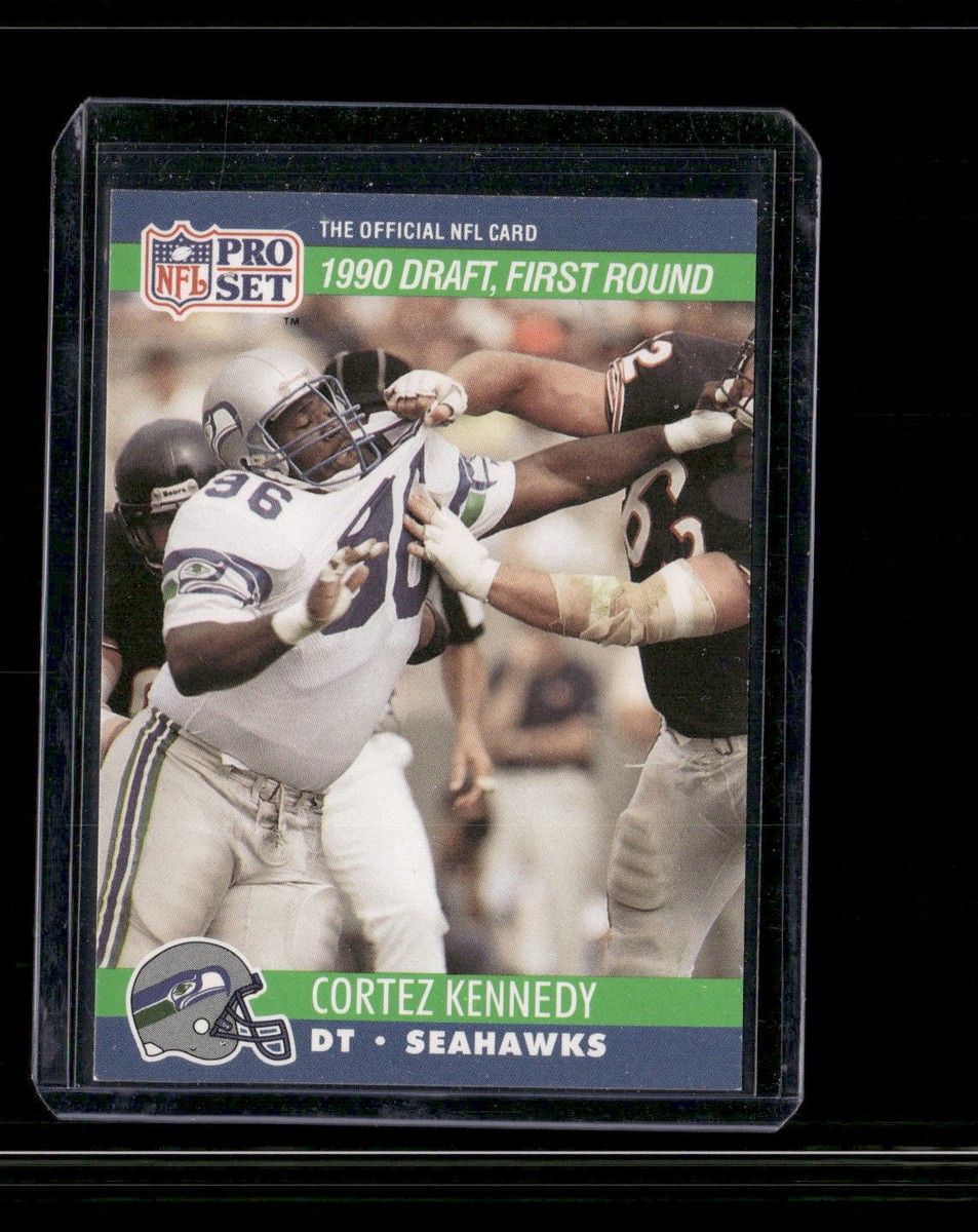 1990 Pro Set #671 Cortez Kennedy Seattle Seahawks RC | eBay