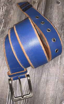 Linea Pelle - Hand Made Genuine Leather Belt Linea Pelle Wide Braided Waist Belt Cognac – Saratoga  main image 2