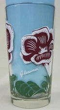 Gloxinia Peanut Butter Glass Glasses Drinking Kitchen Mauzy 60-5