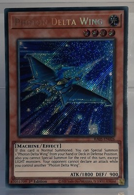 Photon Delta Wing (V.3) - SCR/Monster - RA05-EN026 - Rarity Collection 5  EN/NM