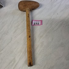 Vintage Lead Bossing Mallet For Working Lead Sheet.  Quality item.  Used.
