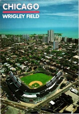 Chicago Wrigley Field Scenic Postcard Clark And Addison Northside Cubs View